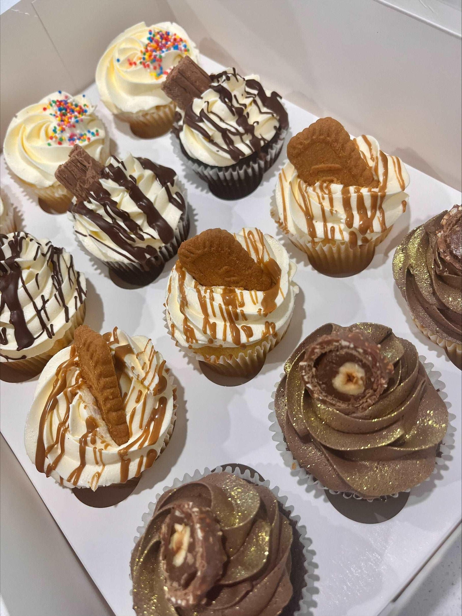 Mixed Dozen Cupcakes Box