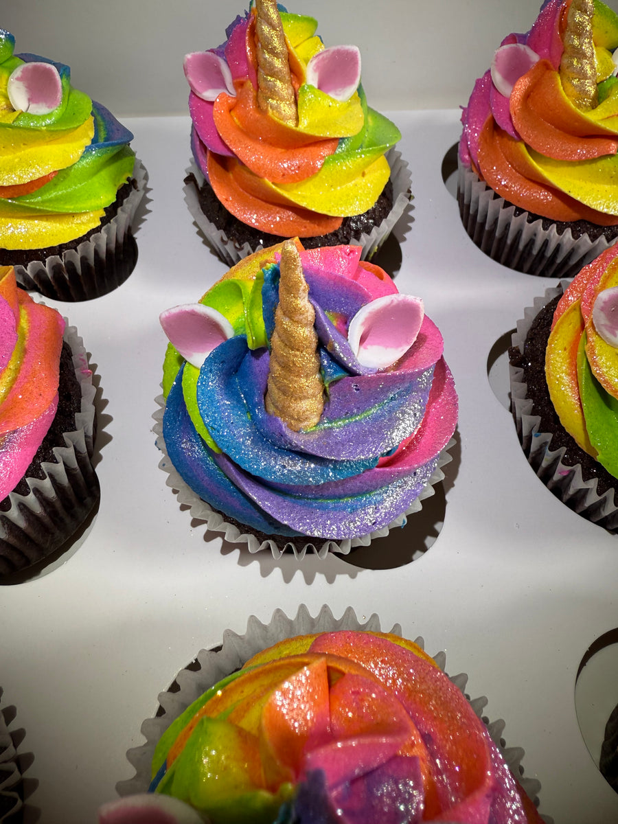 Rainbow Unicorn Cupcakes Brisbane
