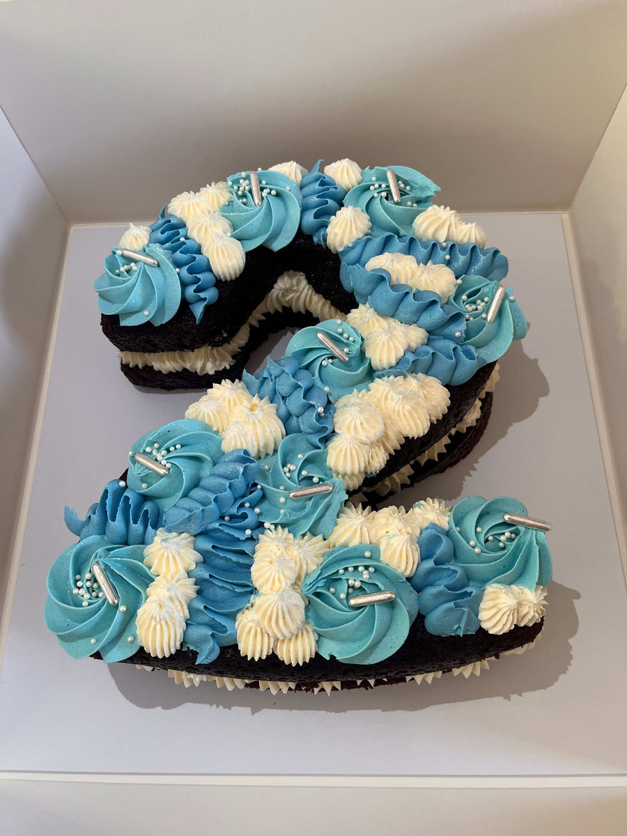 Elegant Number Cake