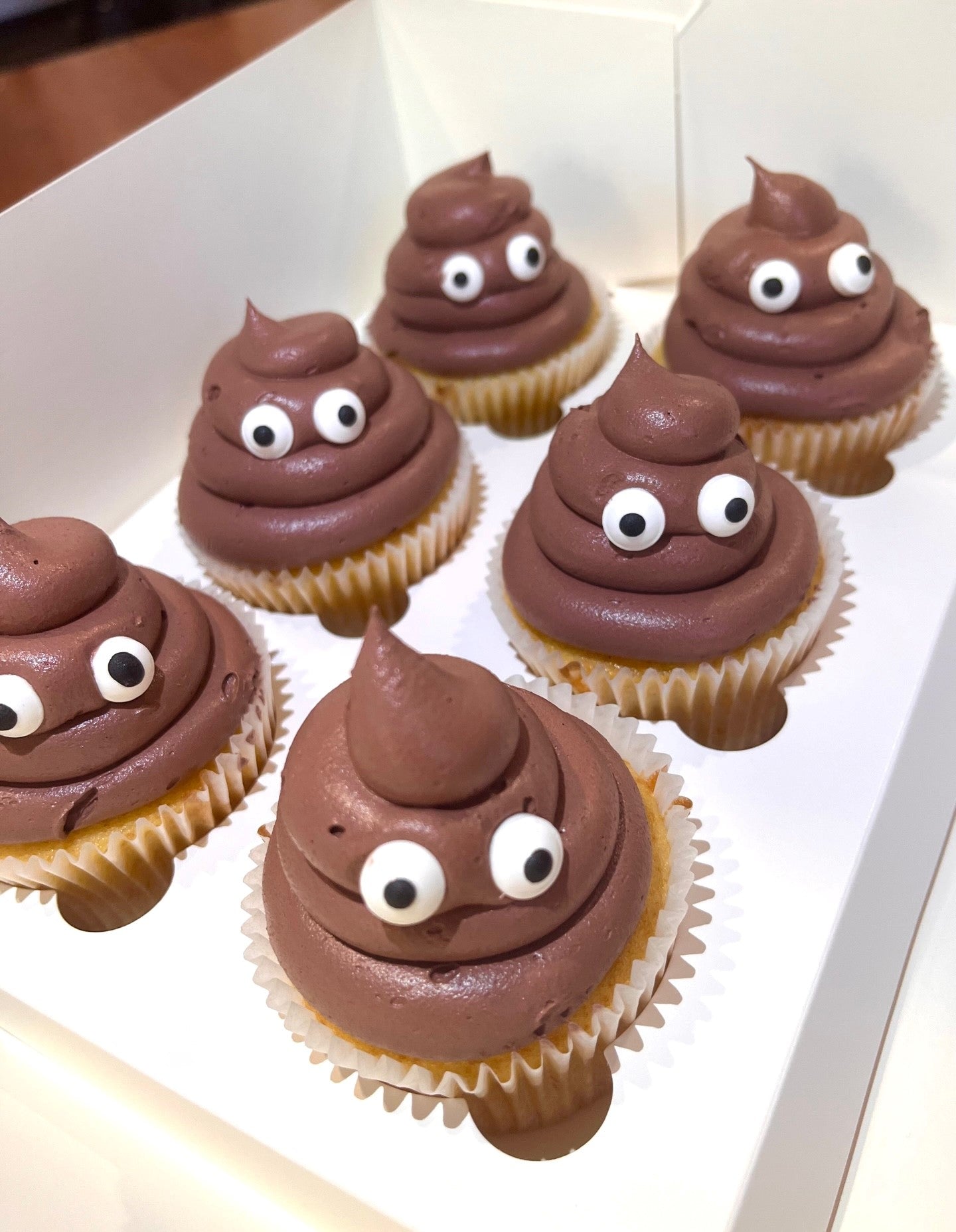 Poo Emoji Cupcakes