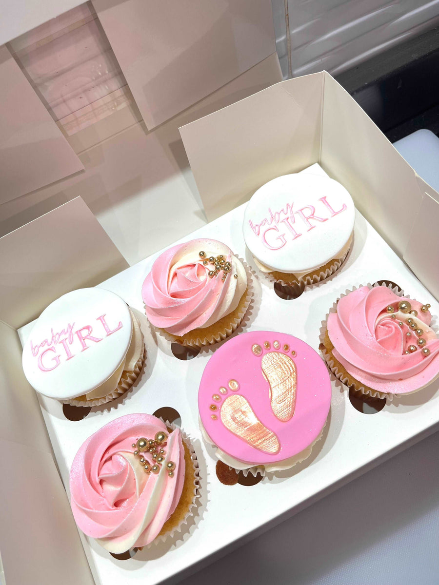 Baby Girl Cupcakes