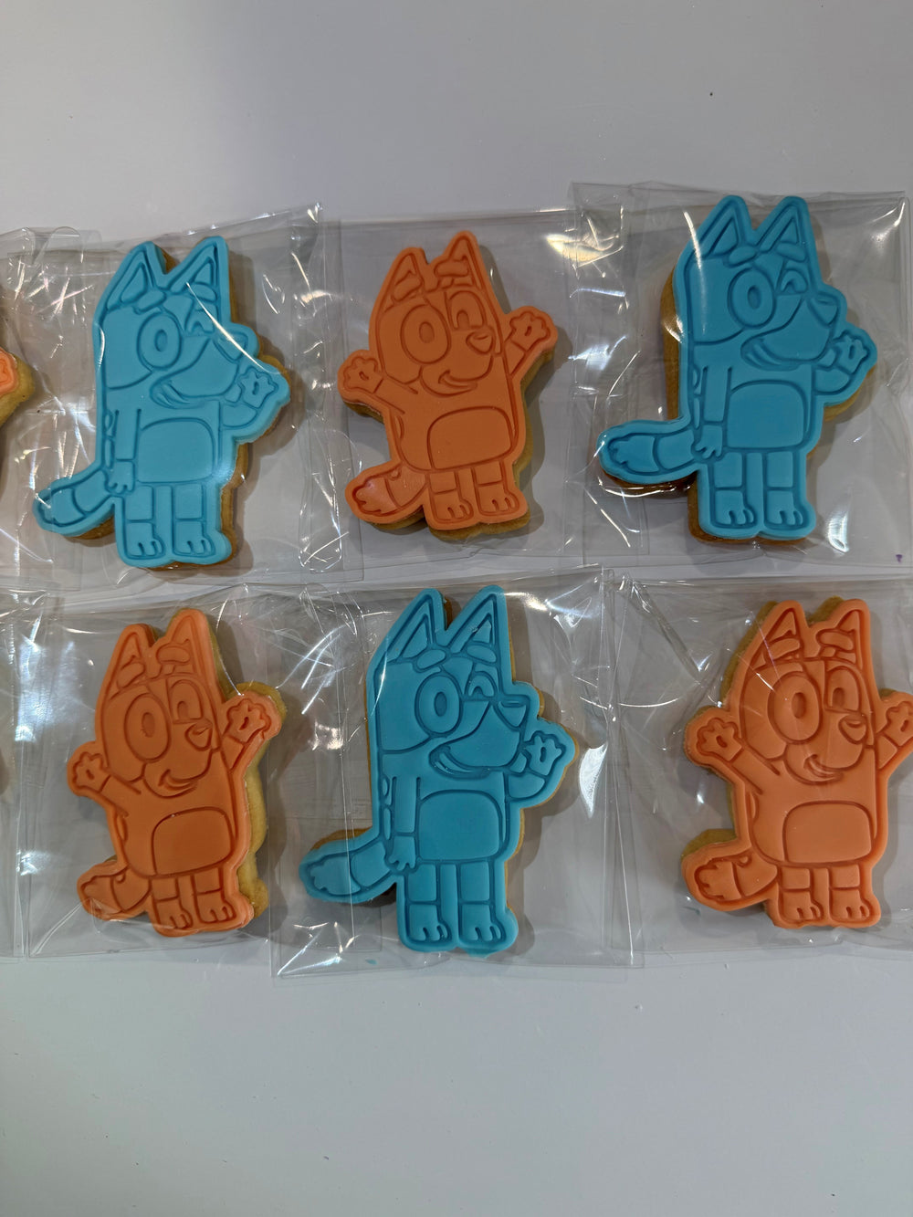 Bluey sugar cookies Brisbane individually bagged
