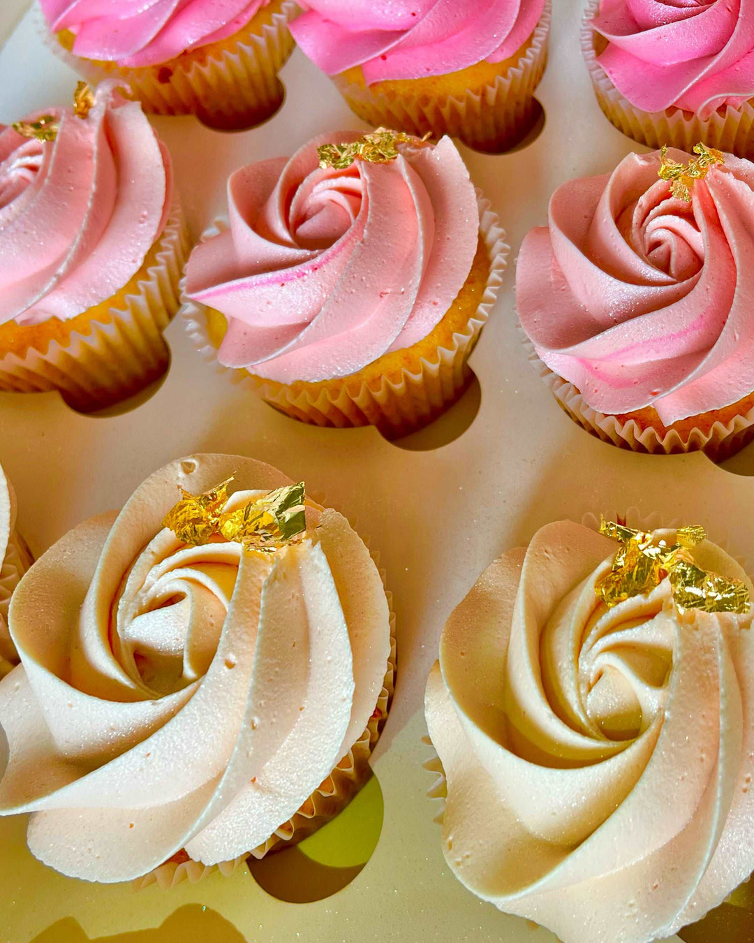 Buttercream Rose Cupcakes