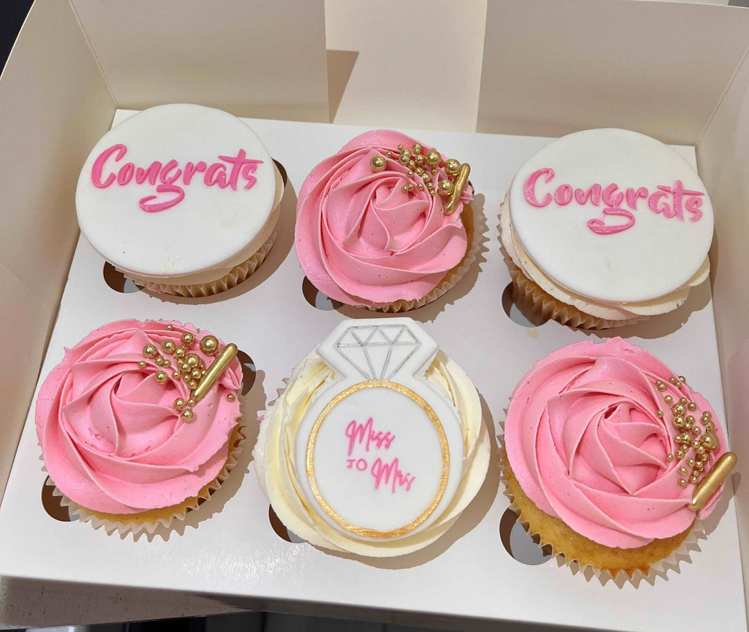 Engagement Congratulations Cupcakes