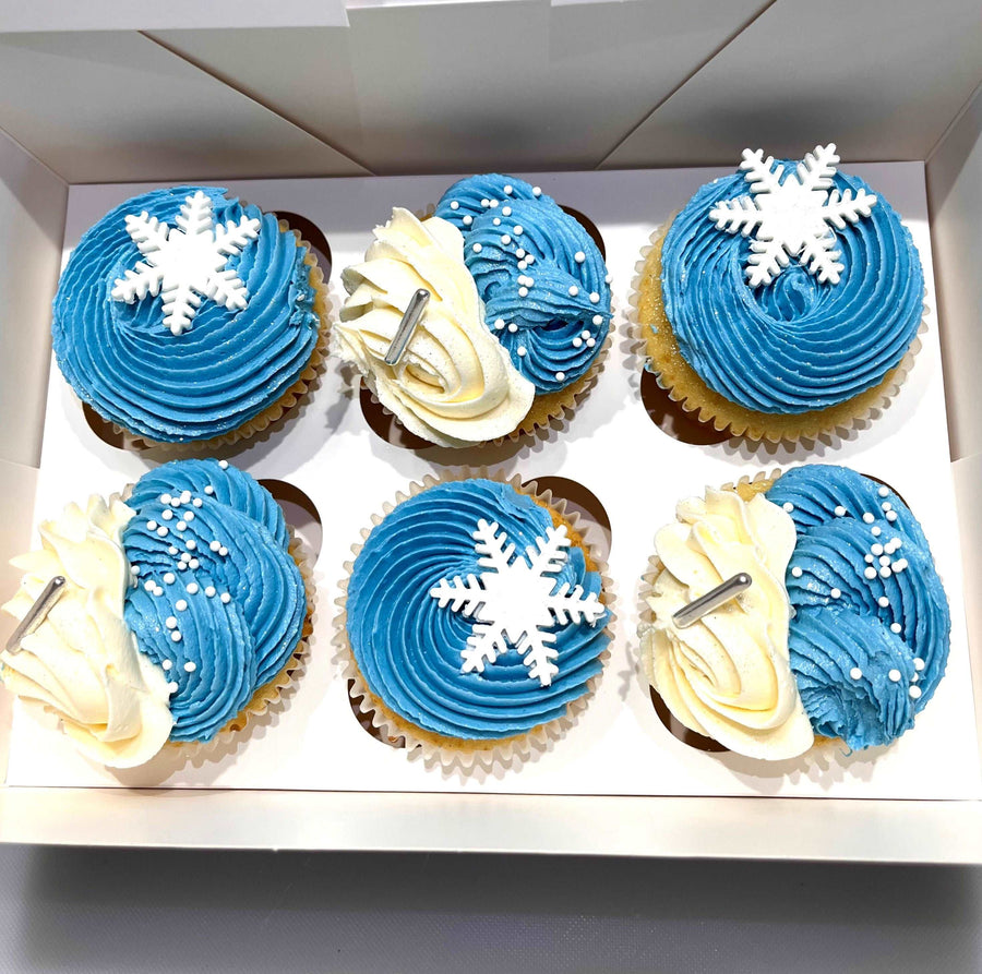 Frozen Themed Cupcakes