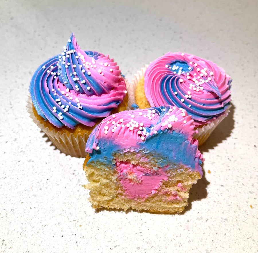 Gender Reveal Cupcakes