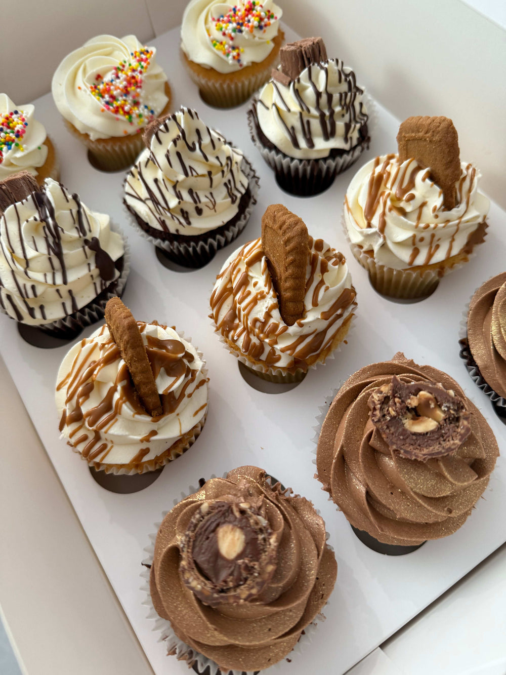Mixed Dozen Cupcakes Box