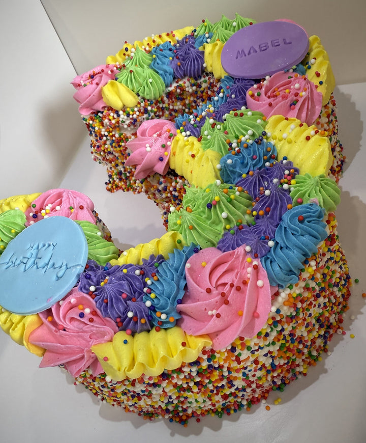 Kids Number cake Brisbane