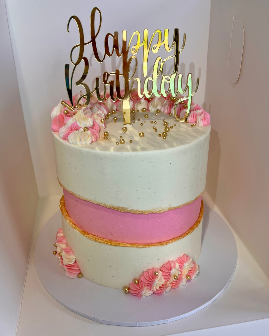 Happy Birthday Fault Line Cake