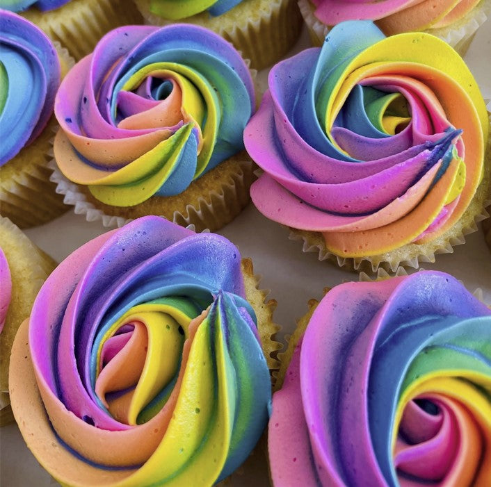 Bright Rainbow Cake & Cupcake Pack