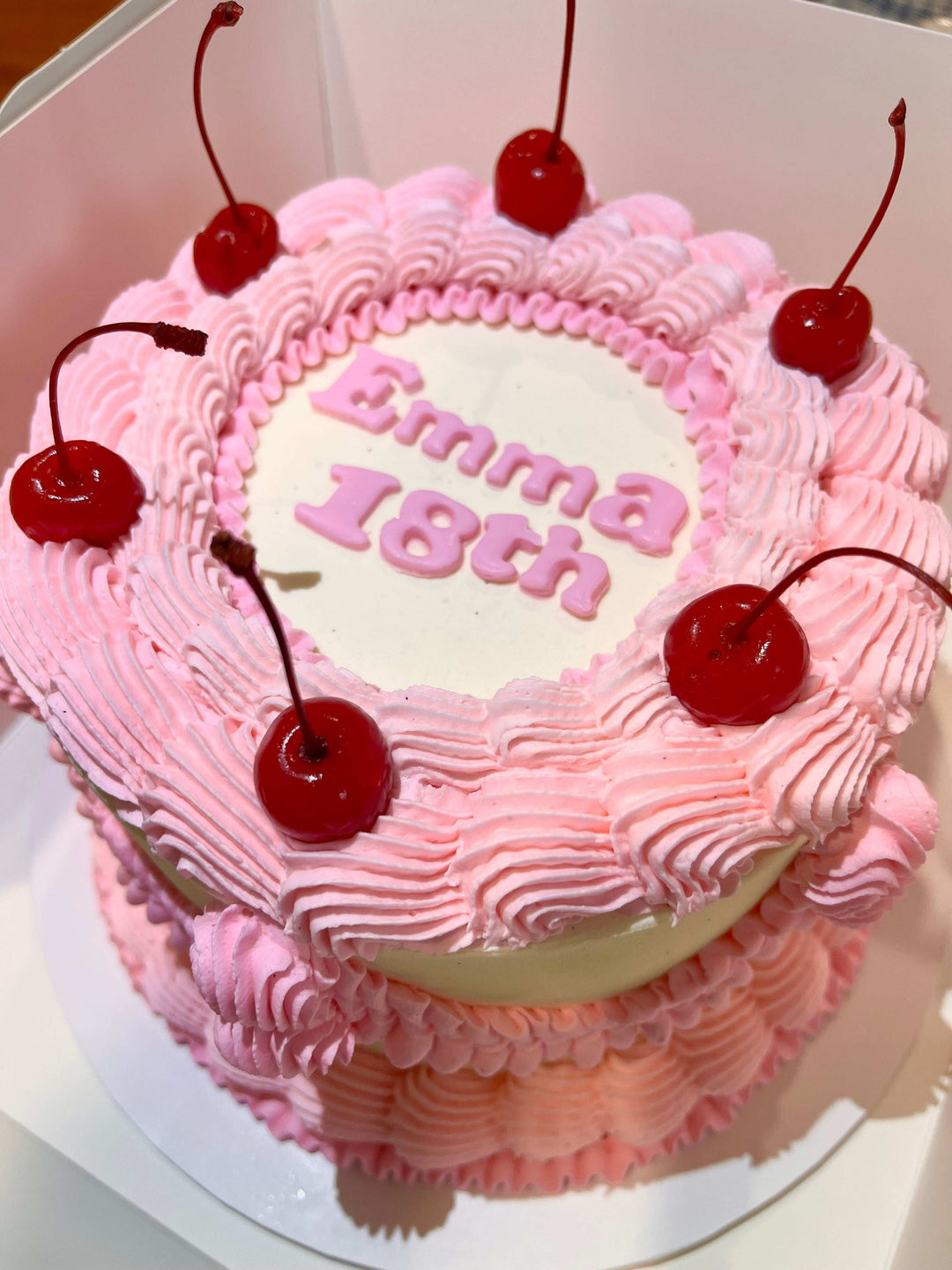 Round Customizable Vintage Cake