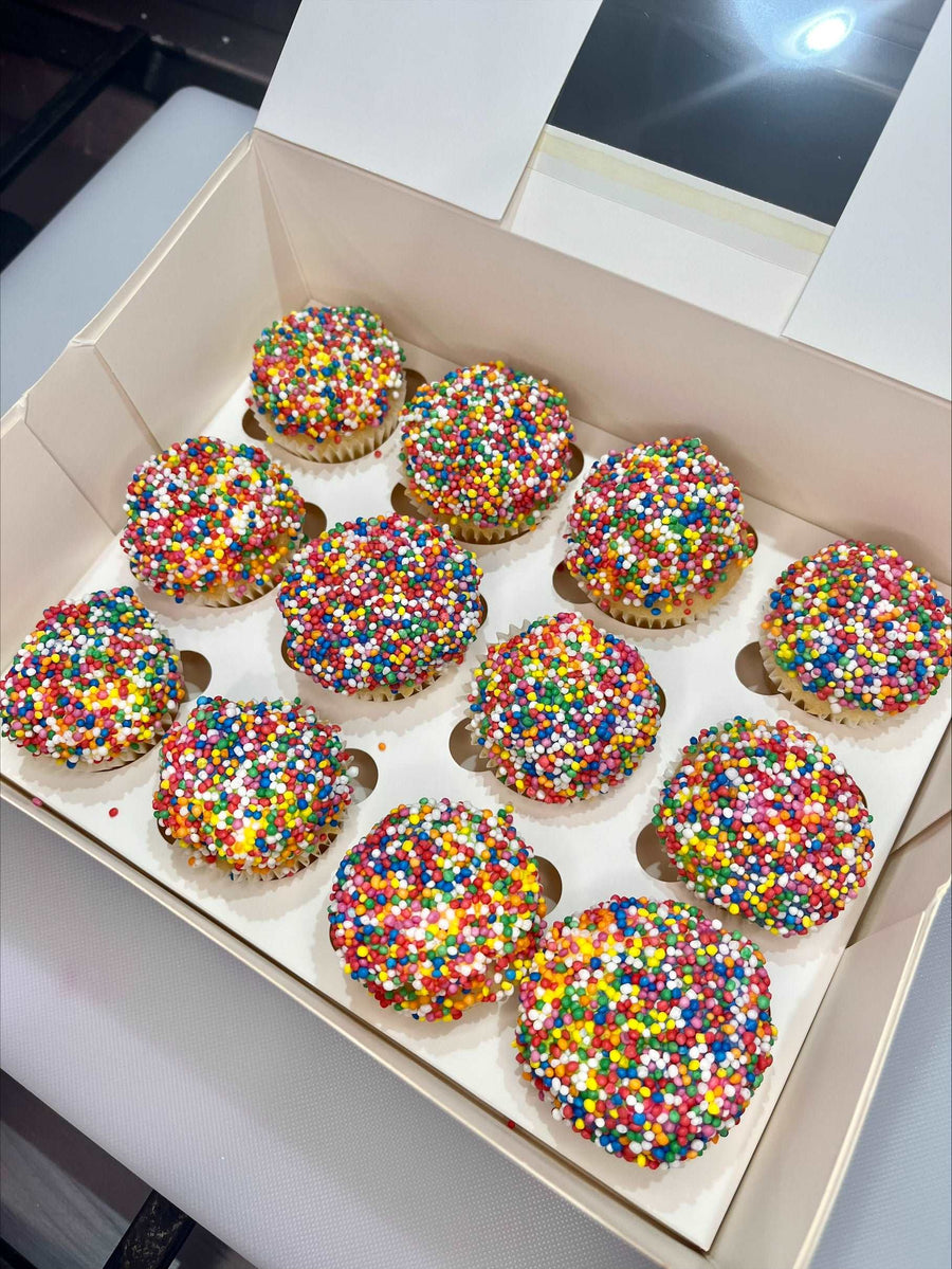 Mini Cupcakes With Sprinkles