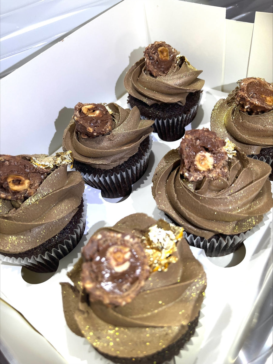 Choc Hazelnut (Ferrero) Cupcakes